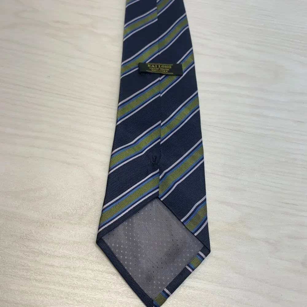 Kailong Tie Mens Necktie Silk Striped Formal Classic Business‎ Dress